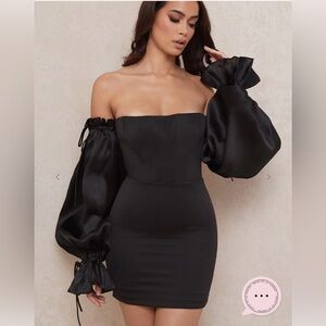 House of CB Black Mini Marisa Dress
